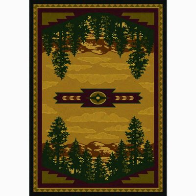 Autumn point rustic rug 44 1