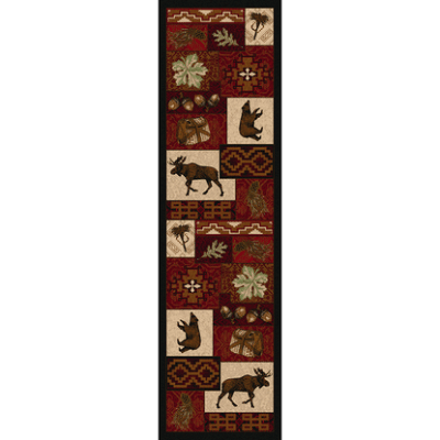 Bear creek lodge rustic rug by american dakota 45 1