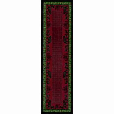 Bear family multi rustic rug 41 2