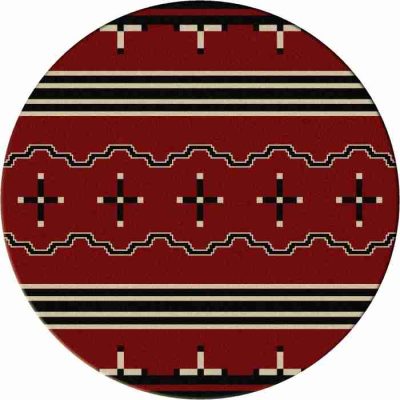 Big chief red rustic rug by american dakota 14 1