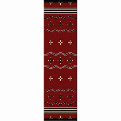 Big chief red rustic rug by american dakota 17 1