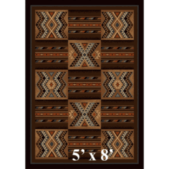 Dreamweaver ecru rustic rug 5x8 9