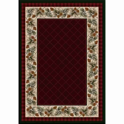 evergreen garnet rustic rug by american dakota 37