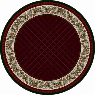 Evergreen garnet rustic rug by american dakota 47 1