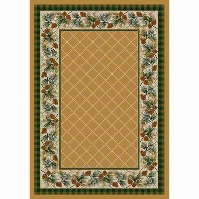 evergreen maize rustic rug 34