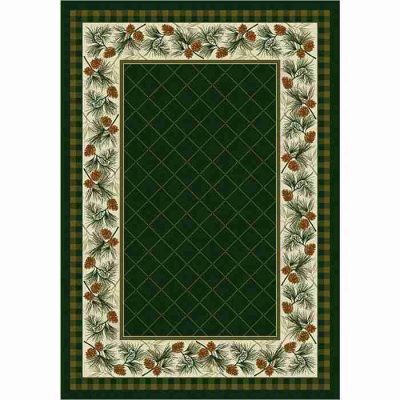 evergreen pine rustic rug 34