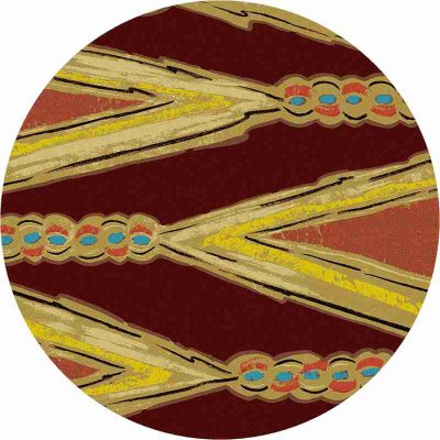 Finger weave rustic rug by american dakota 47 1