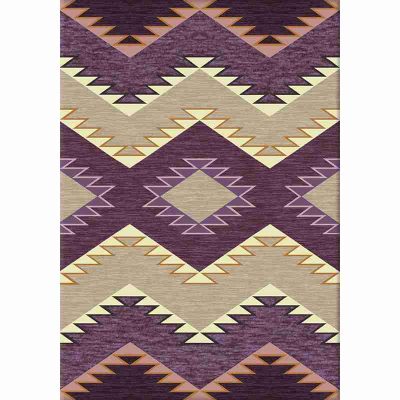 heritage plum raspberry rustic rug by american dakota 37