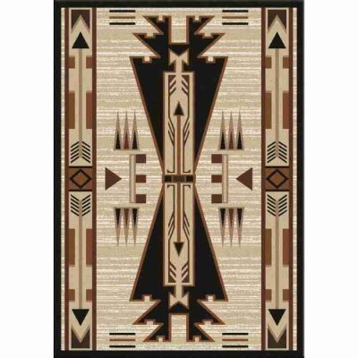 horse thieves natural rustic rug 10