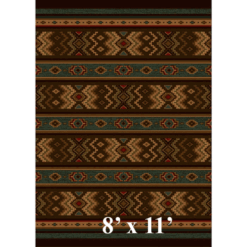 Mojave thunder rustic rug 8x11 9