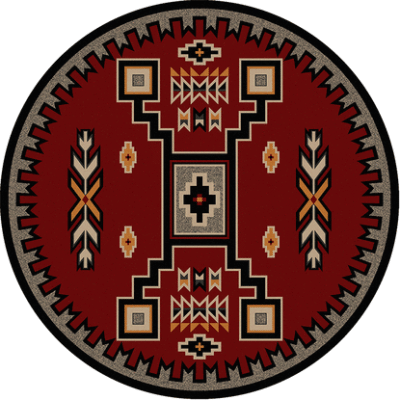 Old crow rustic rug by american dakota 47 1