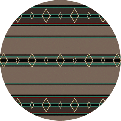 Old timer turquoise rustic rug by american dakota 48 1