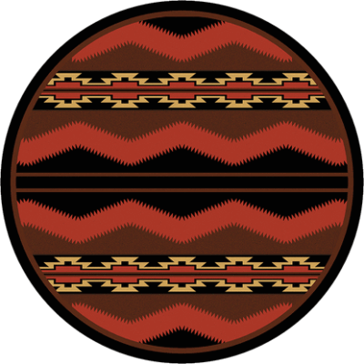 Scout multi rustic rug by american dakota 48
