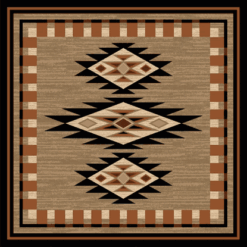 Sky eagle teak rustic rug 2x8 17