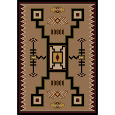 Thunderstorm rustic rug by american dakota 38