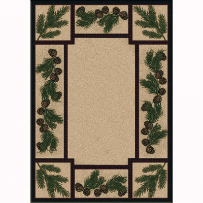 Valley forest rustic rug 35