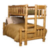 Fireside Lodge Cedar Log Bunk Bed - Twin/Full
