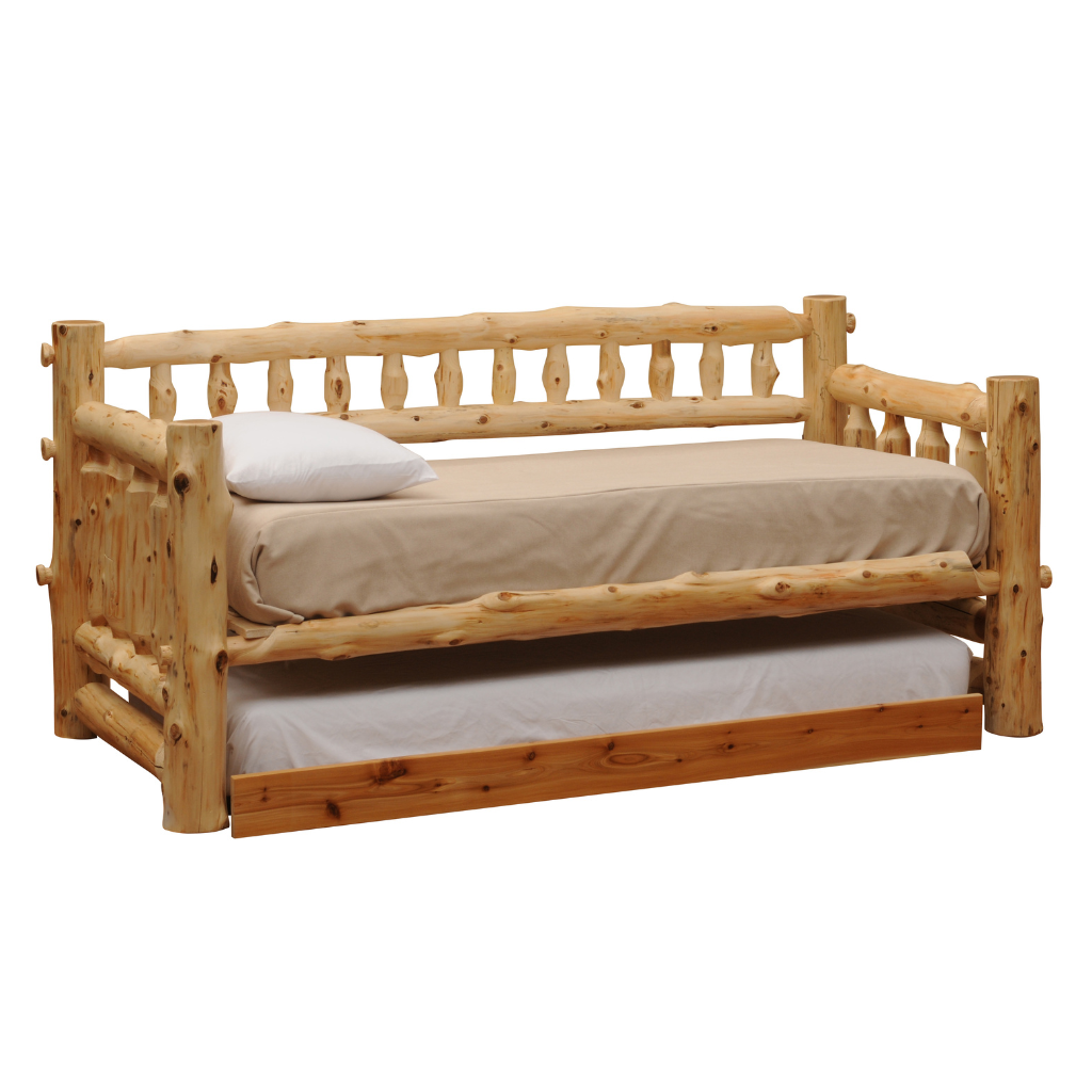 Fireside Lodge Cedar Log Daybed 1 Fireside lodge cedar log daybed