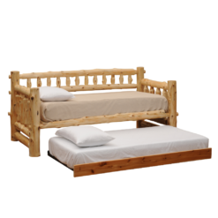 Alternative view of Fireside Lodge Cedar Log Daybed
