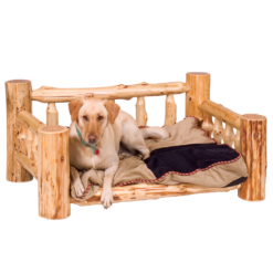Fireside Lodge Cedar Log Dog Bed