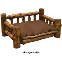 Alternative view of Fireside Lodge Cedar Log Dog Bed