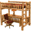 Fireside Lodge Cedar Log Loft Bed