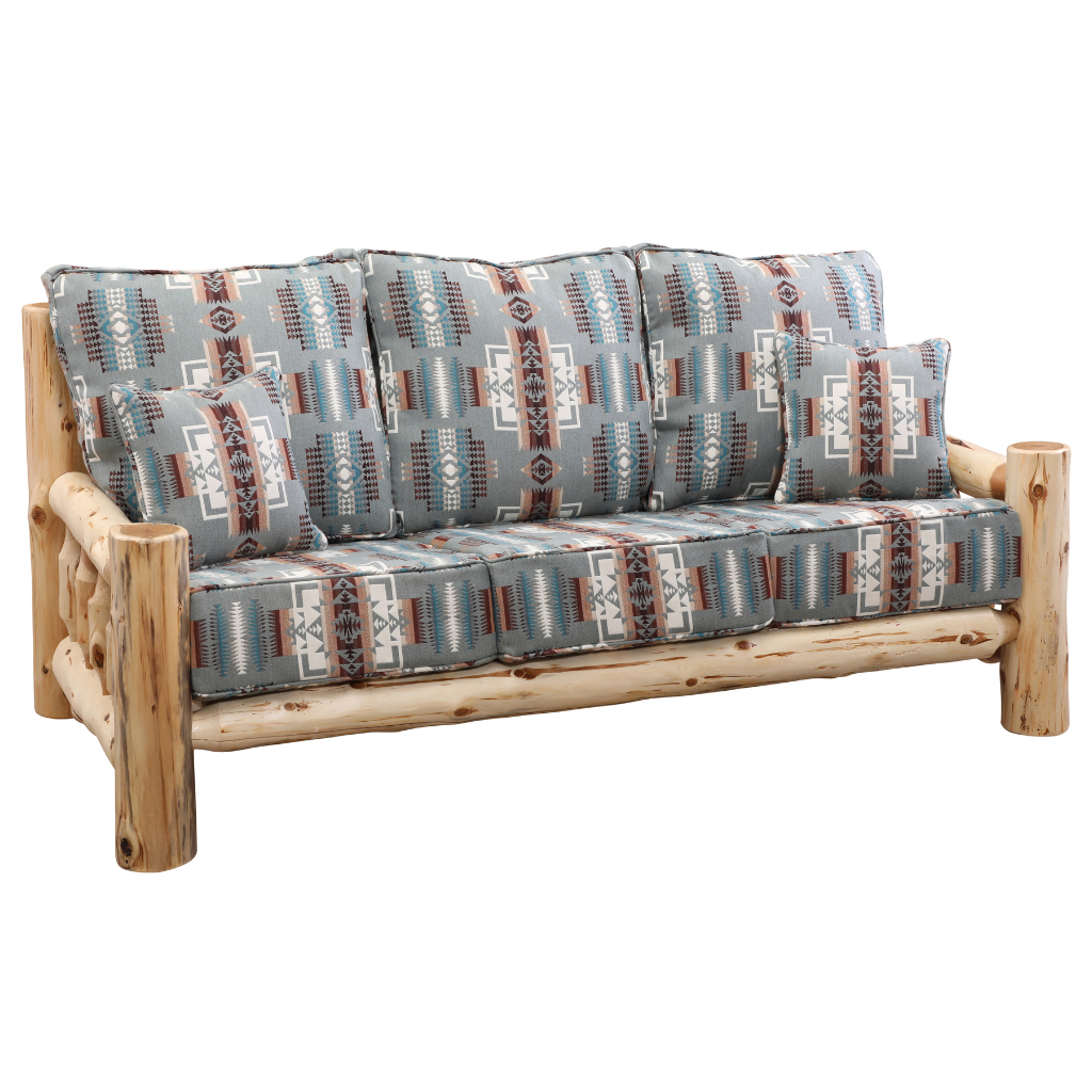Fireside Lodge Cedar Log Sofa 1 Cedar log sofa