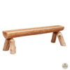Fireside Lodge Cedar Log Bench