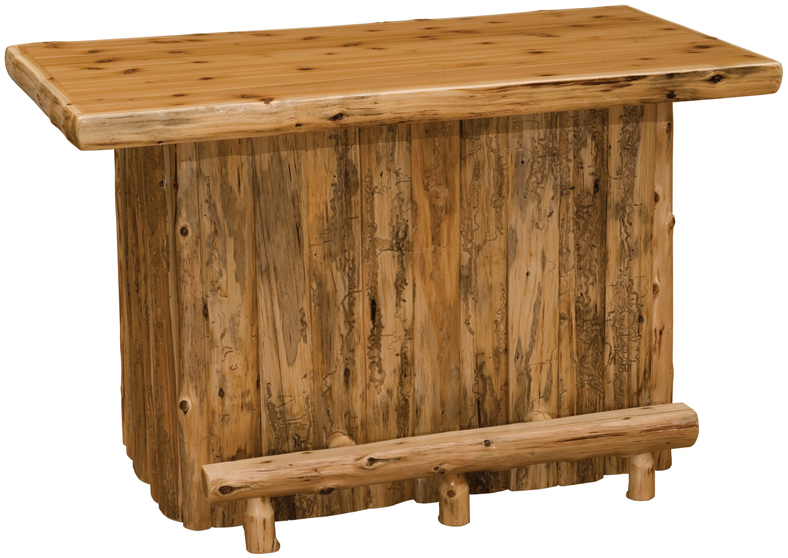 Fireside Lodge Cedar Log Bar - 5 Foot 2 Fireside lodge cedar log bar - 5 foot - image 2