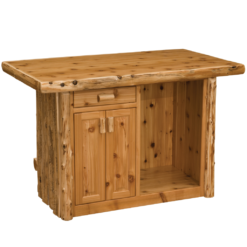 Fireside Lodge Cedar Log Bar - 5 Foot