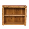 Fireside Lodge Small Cedar Log Bookshelf