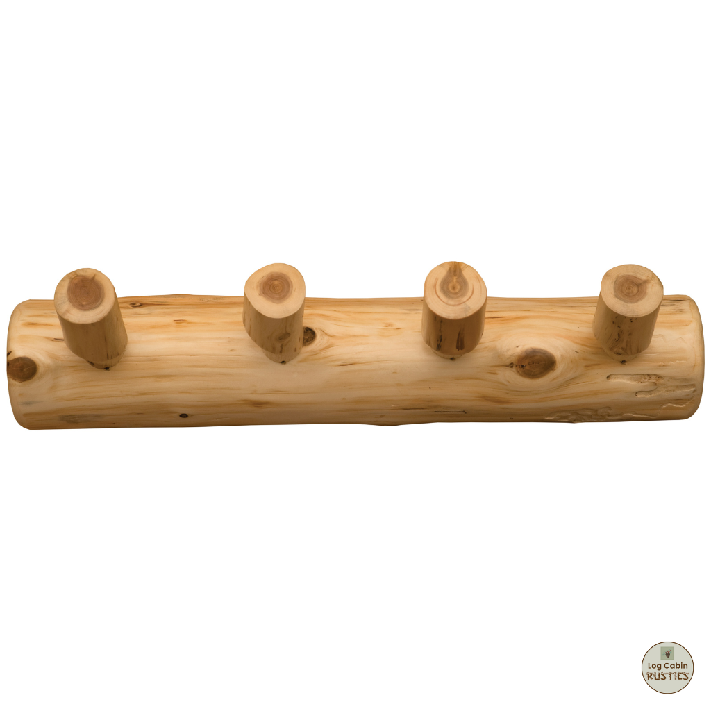 Fireside Lodge Cedar Log Wall Coat Rack 1 Fireside lodge cedar log wall coat rack