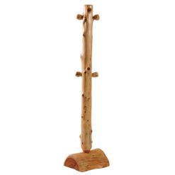 Fireside Lodge Cedar Log Coat Tree with Pegs