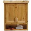 Fireside Lodge Cedar Log Toilet Topper Cabinet