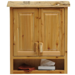 Fireside Lodge Cedar Log Toilet Topper Cabinet