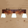 3D Maple Leaf Vanity Lights by Colorado Dallas