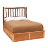 Fireside Lodge Hickory Log Platform Bed