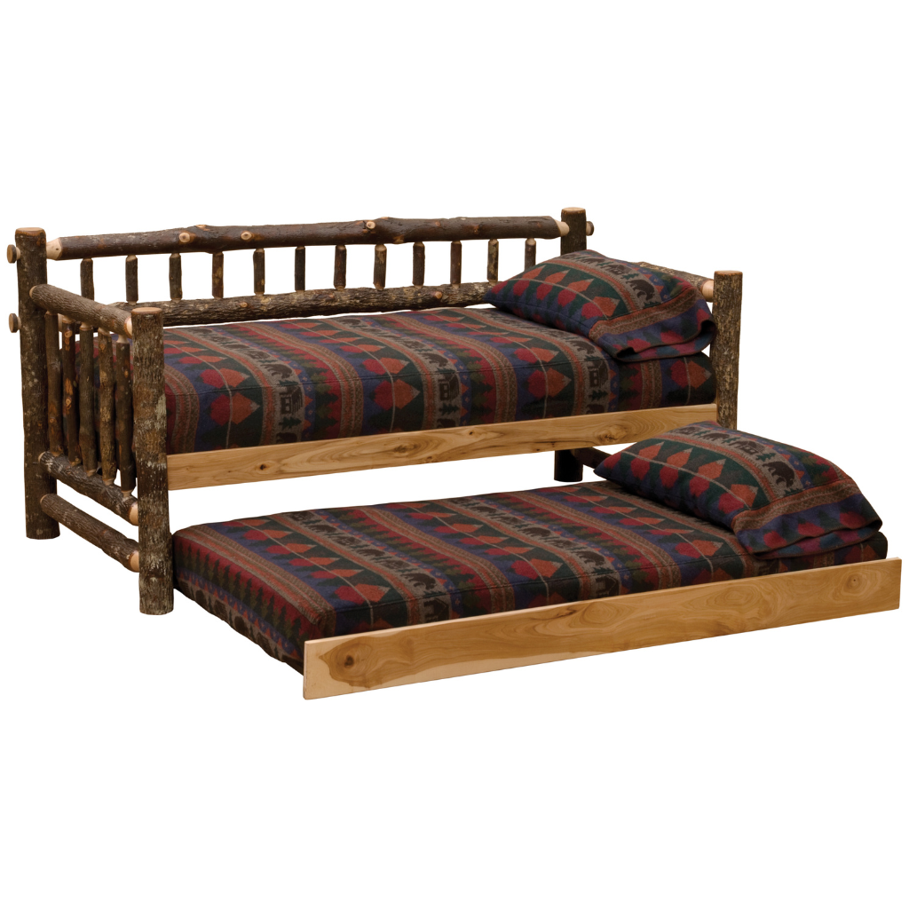 Fireside Lodge Hickory Log Daybed 2 Fireside lodge hickory log daybed - image 2
