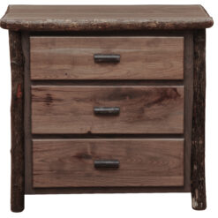 Fireside Lodge Hickory Log Chest - 3 Drawers