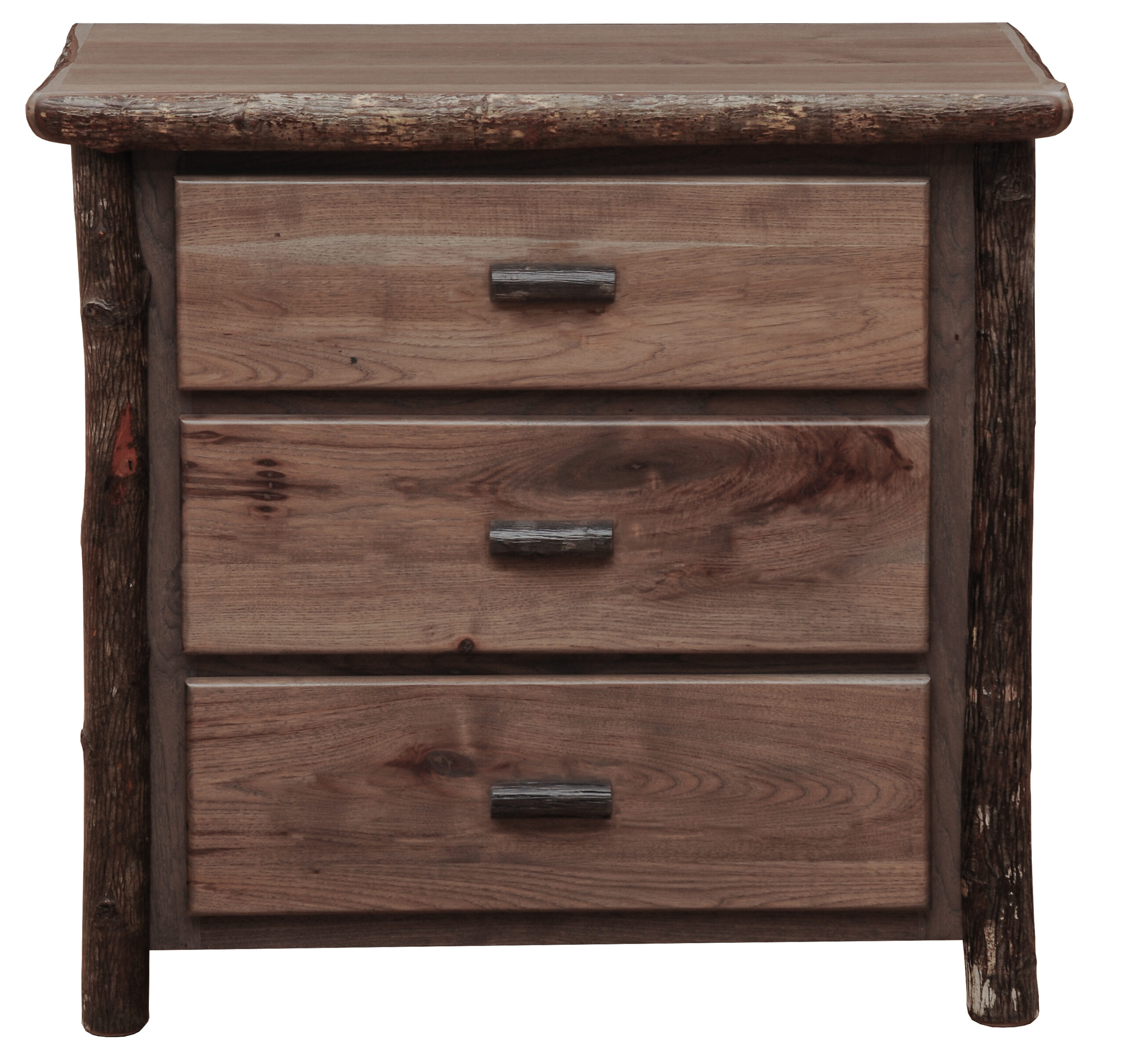 Fireside Lodge Hickory Log Chest - 3 Drawers 1 Fireside lodge hickory log chest - 3 drawers