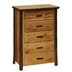 Fireside Lodge Hickory Log Chest - 5 Drawers