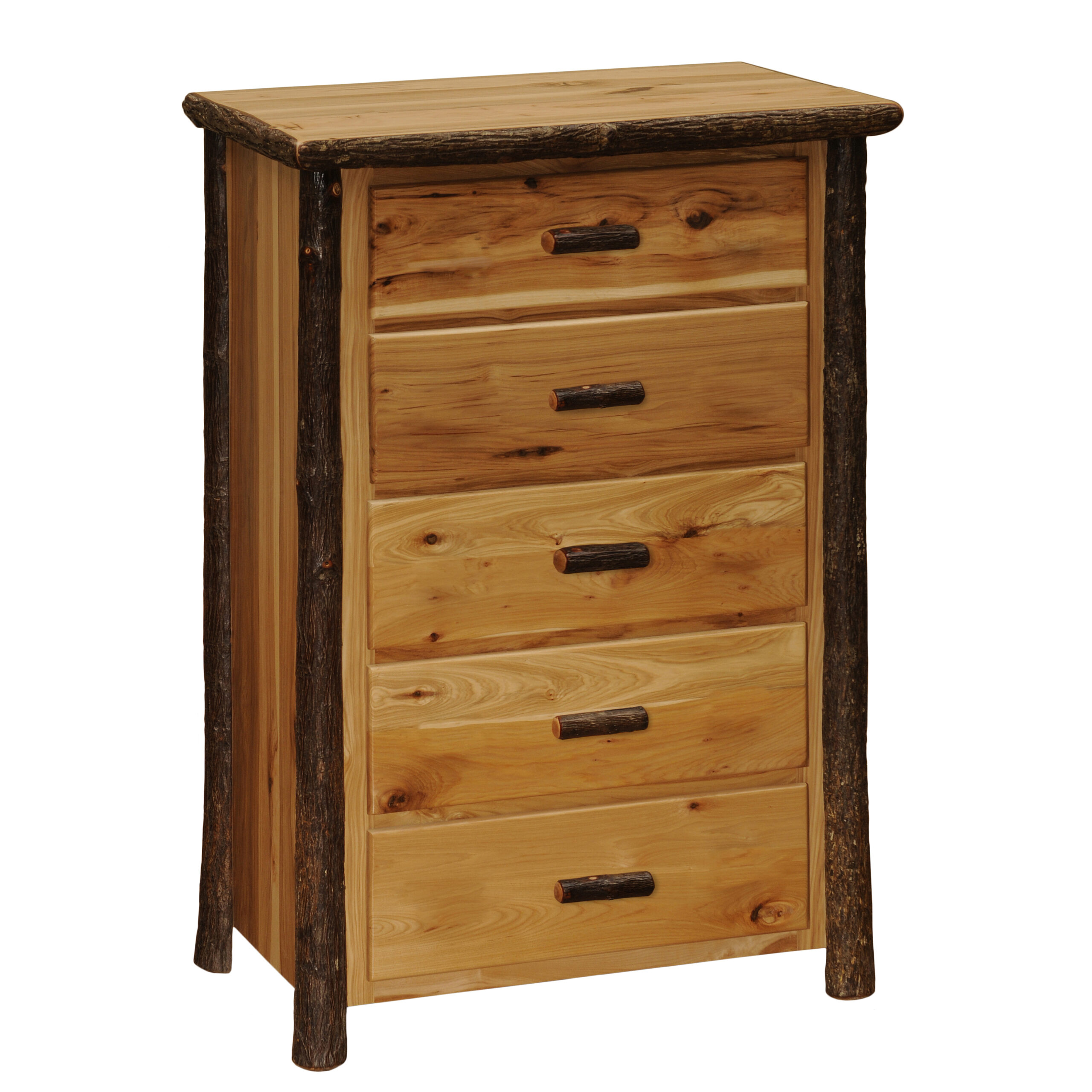 Fireside Lodge Hickory Log Chest - 5 Drawers 1 Fireside lodge hickory log chest - 5 drawers