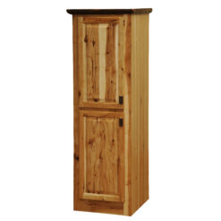 Alternative view of Fireside Lodge Hickory Log Linen Cabinet