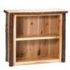 Fireside Lodge Small Hickory Log Bookshelf