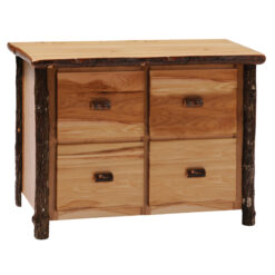 Fireside Lodge Hickory Log Filing Cabinet - 3 Sizes 7 87120 1