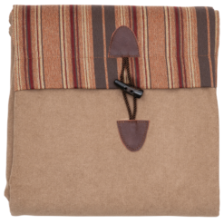 Autumn Leaf Throw Blanket by Wooded River