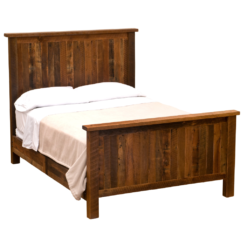 Fireside Lodge Reclaimed Barnwood Traditional Bed