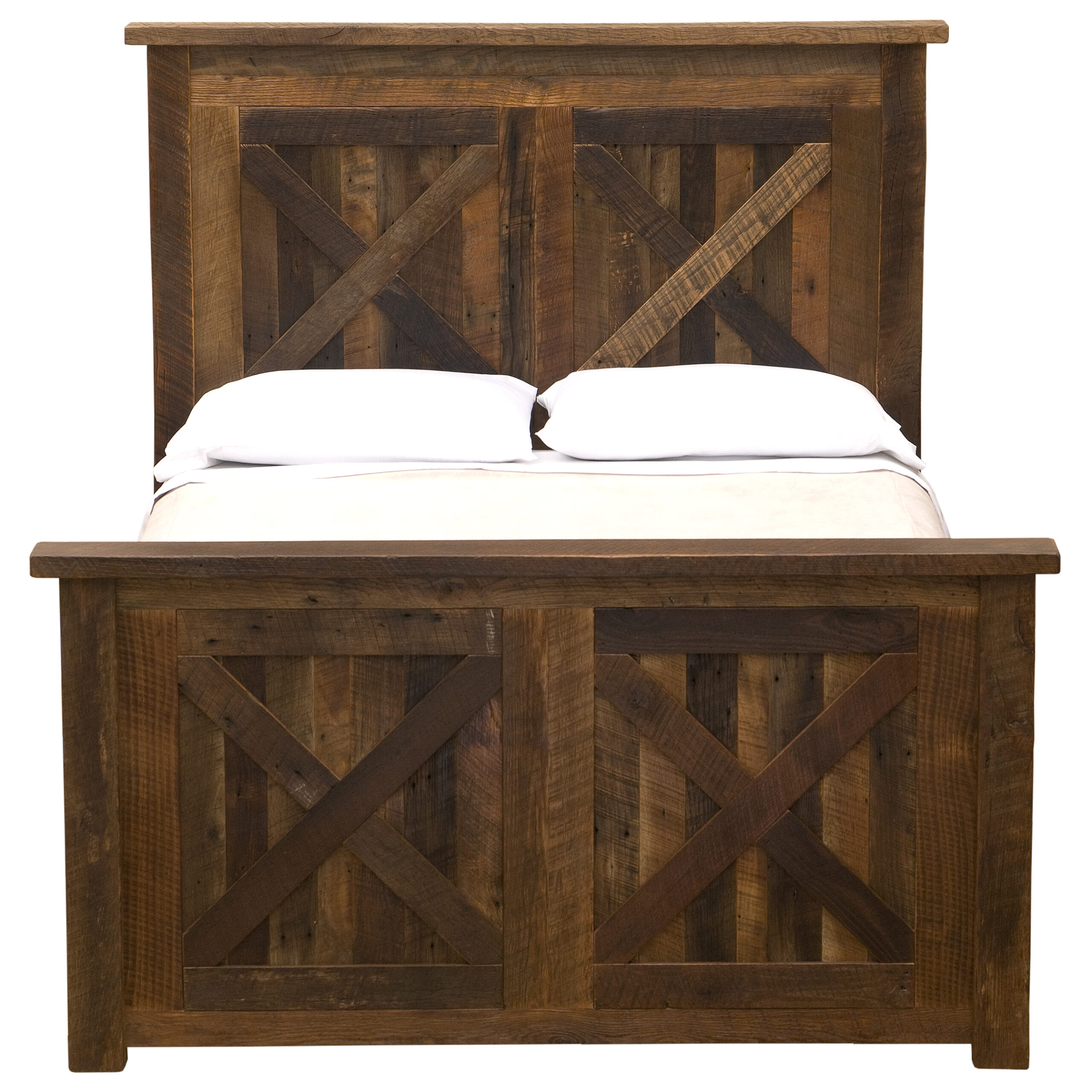 Fireside Lodge Reclaimed Barnwood &Quot;Barn Door&Quot; Style Bed 3 Fireside lodge reclaimed barnwood "barn door" style bed - image 3