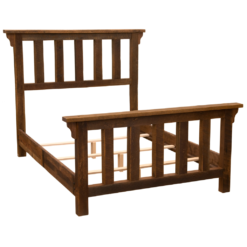 Alternative view of Fireside Lodge Reclaimed Barnwood Post Bed