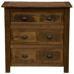 Fireside Lodge Barnwood Chest - 3 Drawer